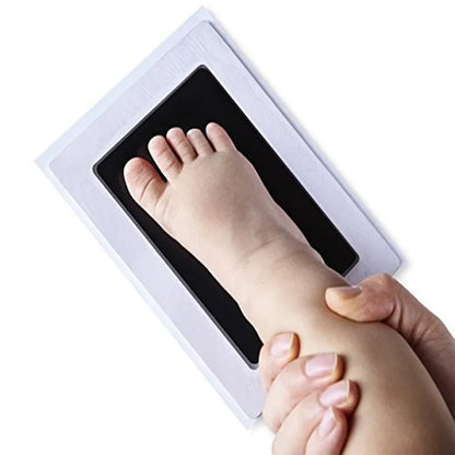 Newborn Baby Hand & Footprint Kit with Ink Pad & Photo Frame - Safe, Non-Toxic Souvenir for Precious Memories