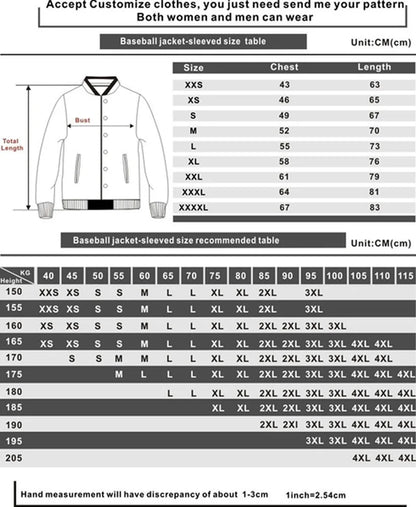 Hot The Last of Us Harajuku baseball jersey fall and winter models men and women's outdoor street casual sweatshirt jacket tops