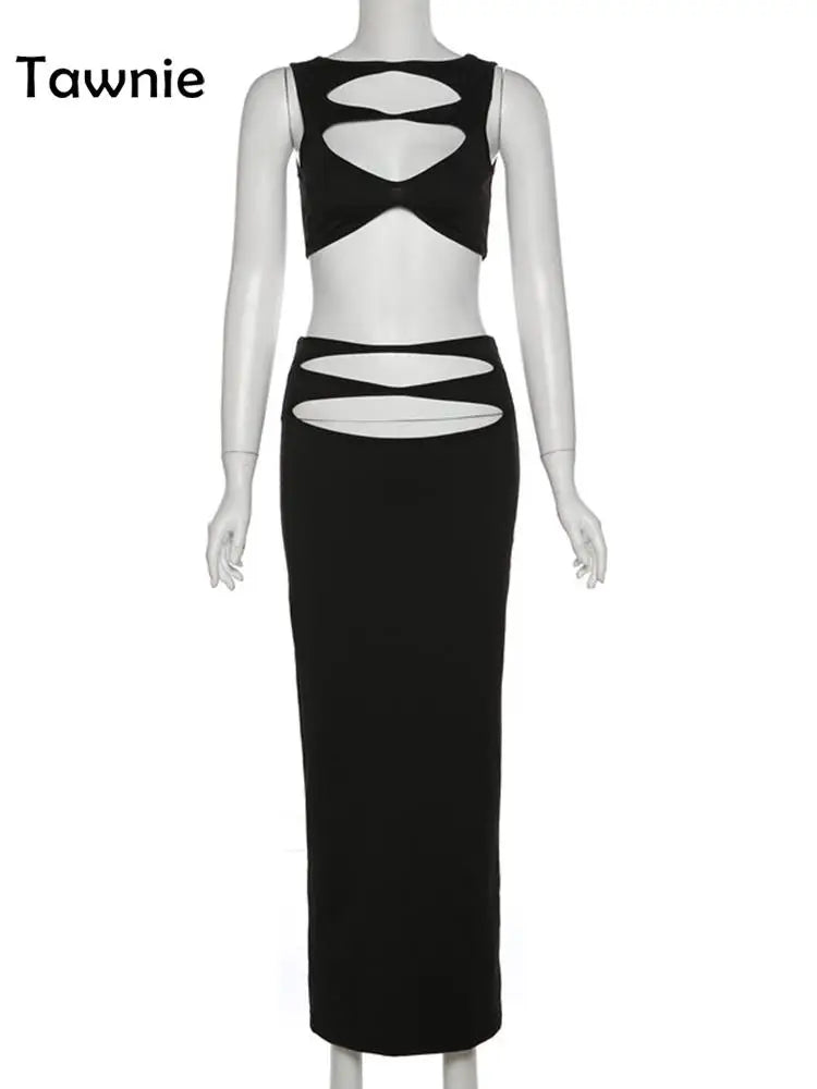 Exclusive Tawnie Trendy 2023 Spring Hollow Out Elegant Designer Dress