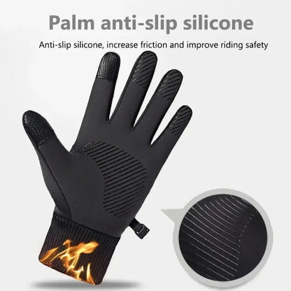 Winter Warm Gloves Waterproof Men's Gloves Anti Slip Cycling Phone Touchscreen Non-slip Warm Outdoor Sports Ski Women Gloves