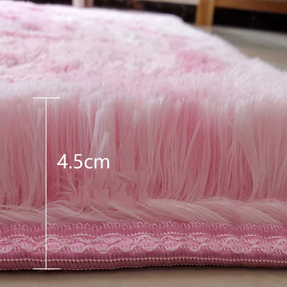 Soft Plush Anti-slip Rug Kids Nursery Room Decor Rugs Soft Velvet Mat Super Fluffy Large Area Thick Carpet For Living Bedroom