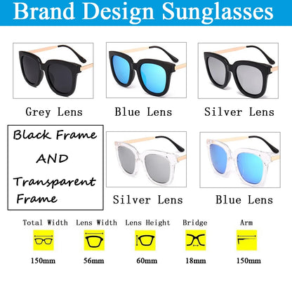 Sunglasses Women Men Unisex Luxury Brand Oversize Retro 2024 Travel Drive Brand Designer Vintage Sun Glasses Male Lady 5 Colors